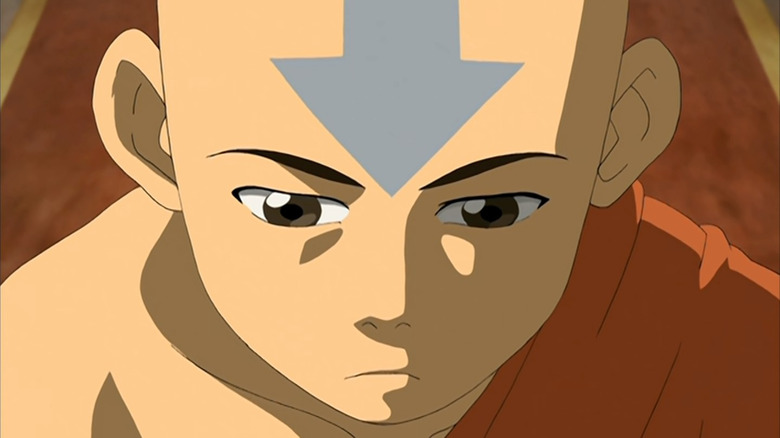 Aang looks pensive