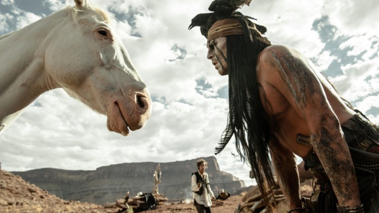 Johnny Depp and Armie Hammer in The Lone Ranger