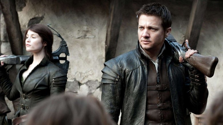 Gemma Arterton and Jeremy Renner in Hansel and Gretel: Witch Hunters