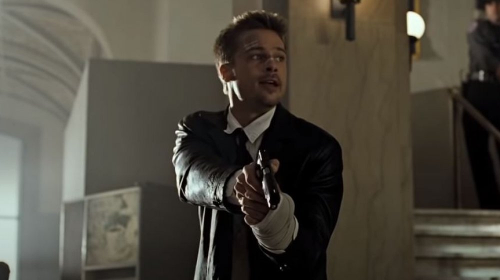 Brad Pitt as Detective David Mills in Se7en