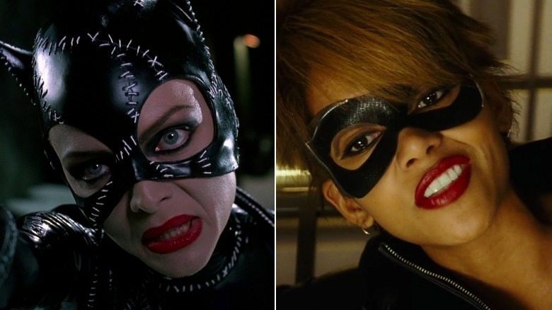 Two versions of Catwoman