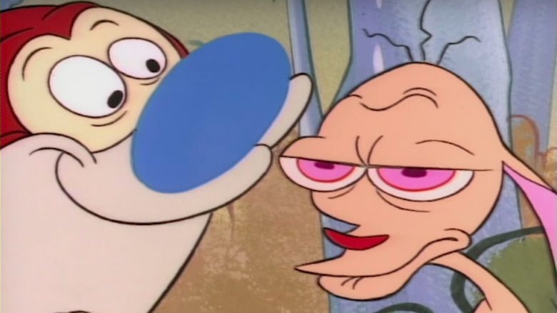 Ren and Stimpy in their self-titled show