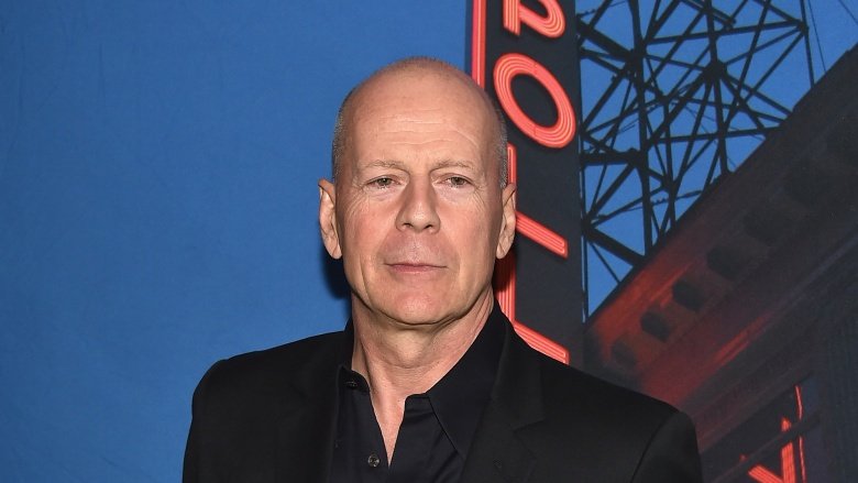 Bruce Willis at a press event