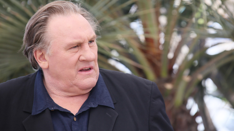 Gerard Depardieu outside