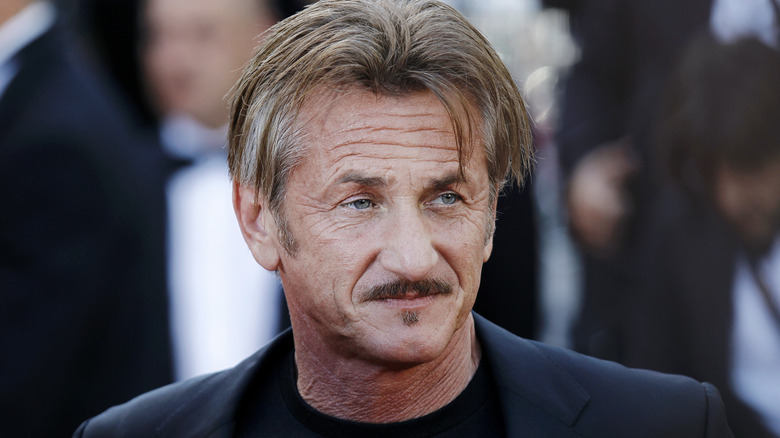 Sean Penn with mustache