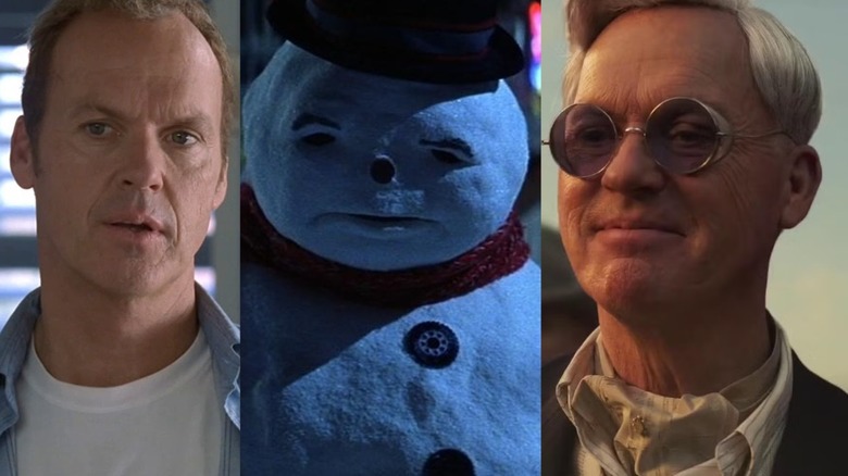 Michael Keaton as Jonathan Rivers; Jack Frost; V.A. Vandervere