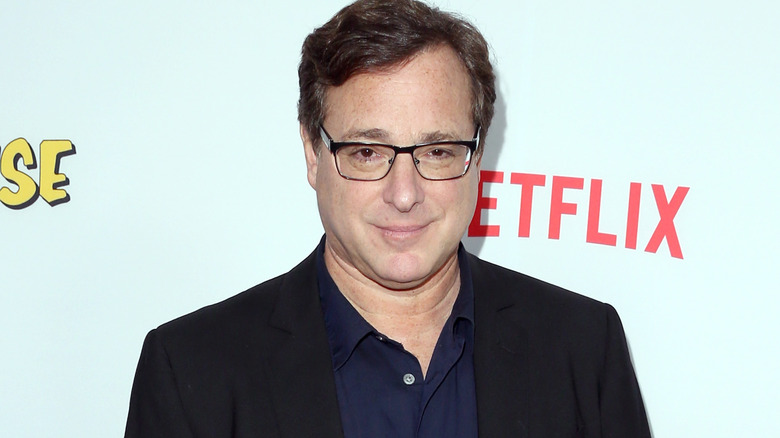 Bob Saget on the red carpet