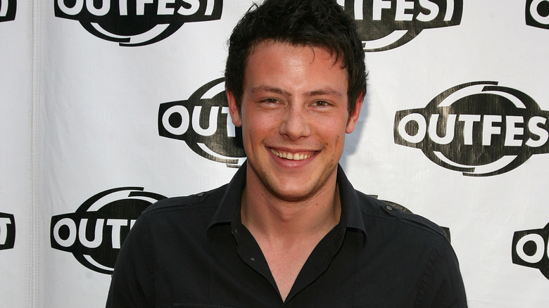 Cory Monteith on the red carpet