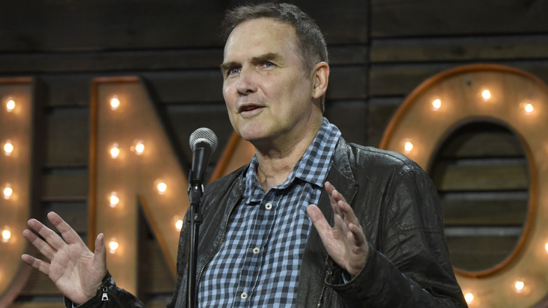 Norm Macdonald on stage