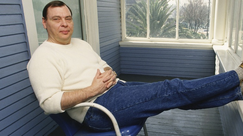 Larry Drake relaxing