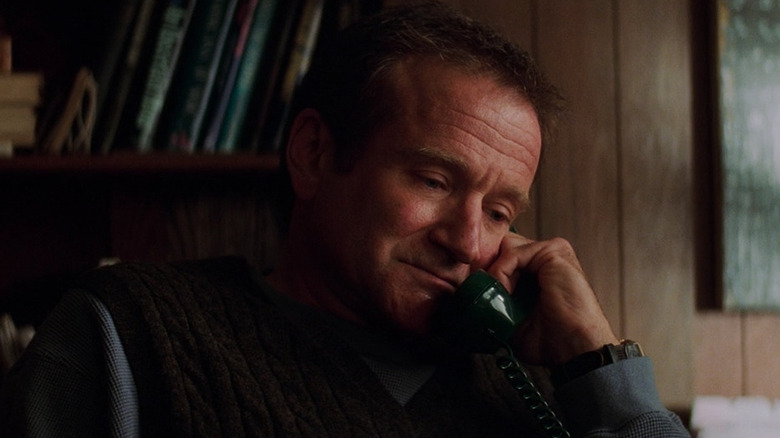 Robin Williams on the phone