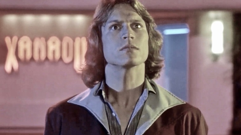 Michael Beck looks up