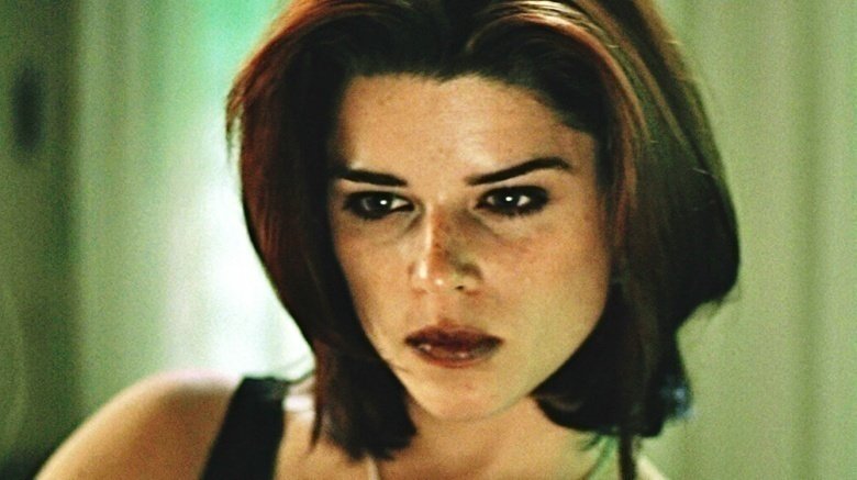 Neve Campbell serious