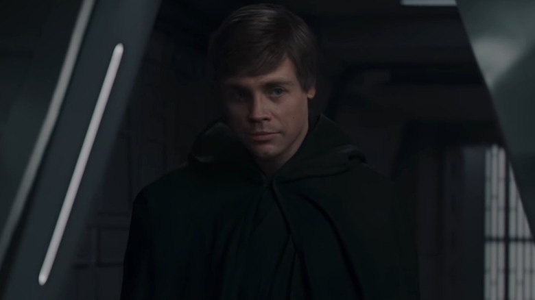 De-aged Mark Hamill in The Mandalorian