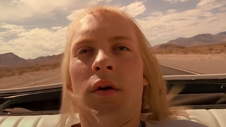 The shocked hitchhiker in Fear and Loathing in Las Vegas