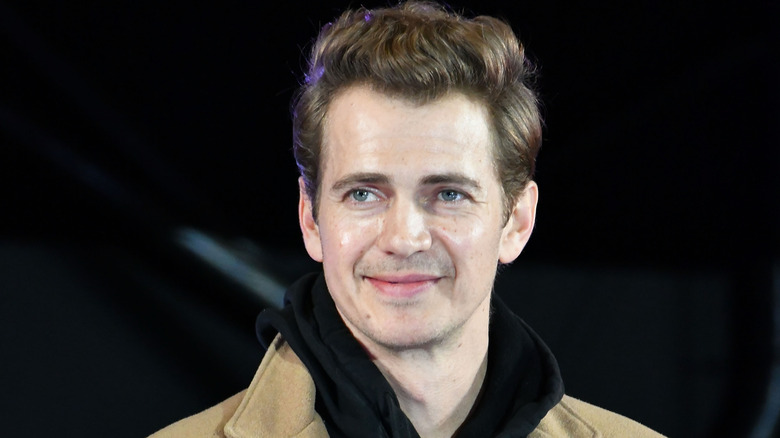 Hayden Christensen smiles