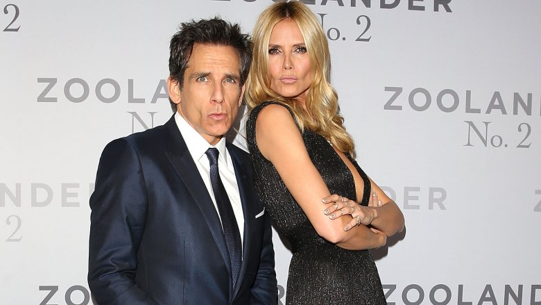 Heidi Klum and Ben Stiller at Zoolander 2 premiere