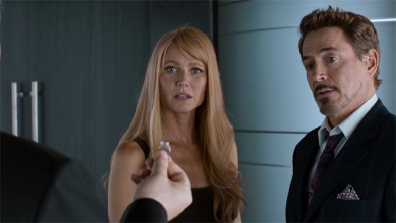 Gwyneth Paltrow and Robert Downey Jr. in Spider-Man: Homecoming