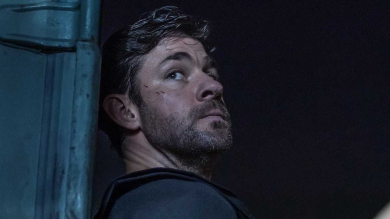 John Krasinski takes cover as Jack Ryan