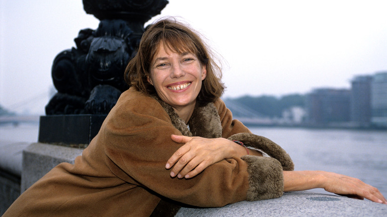 Jane Birkin smiling