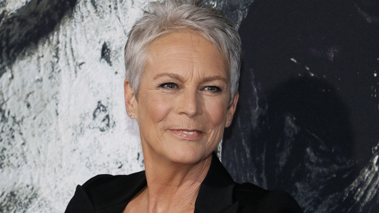 Jamie Lee Curtis smiles