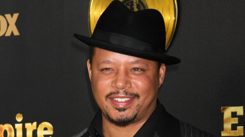 Terrence Howard poses for photo