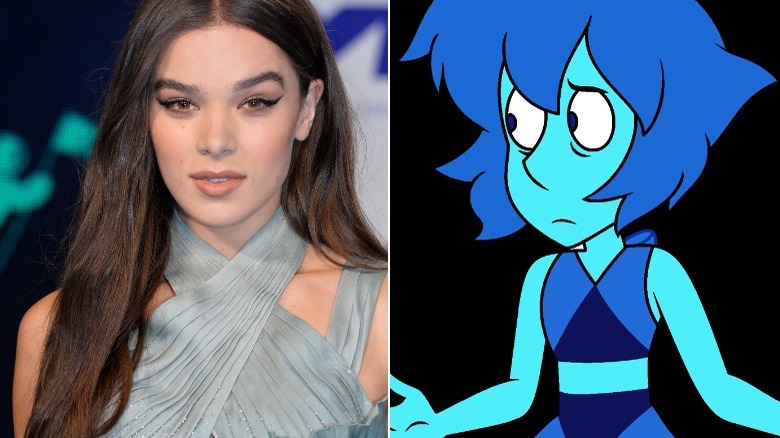 Zendaya next to cartoon Lapis