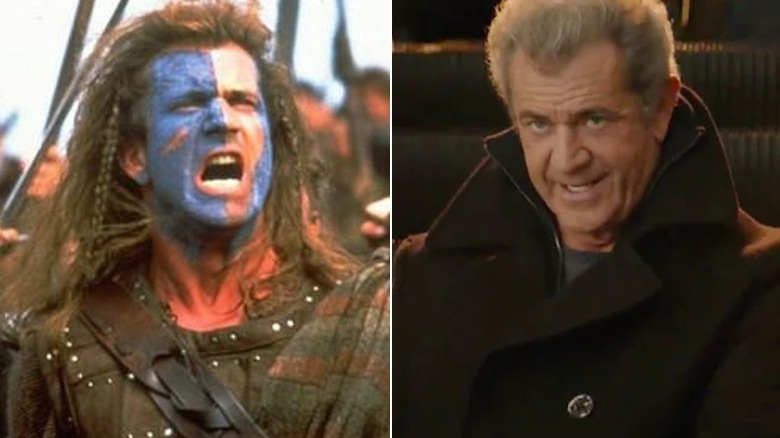 Mel Gibson in Braveheart/Mel Gibson in Daddy's Home 2