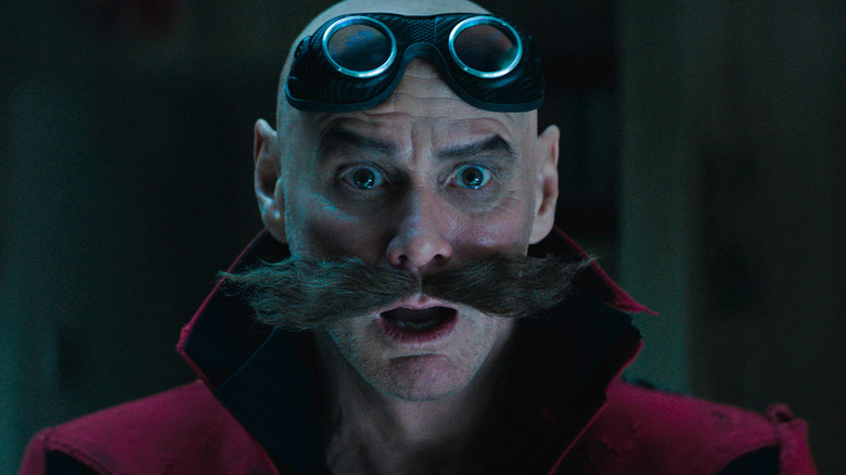 Dr. Robotnik looks shocked in "Sonic The Hedgehog 3"