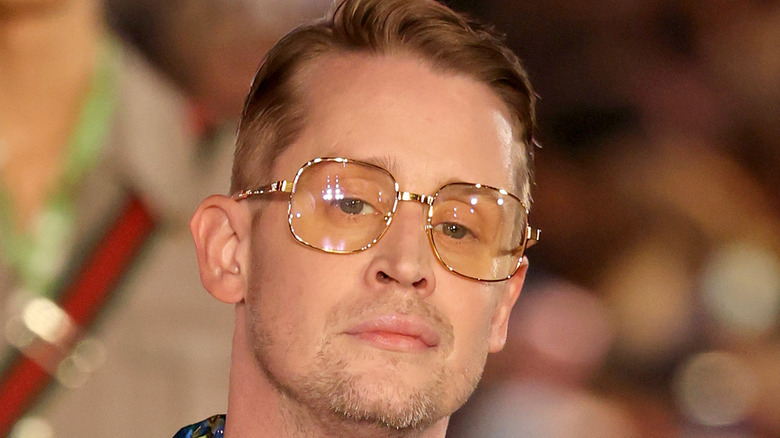 Macaulay Culkin on the catwalk