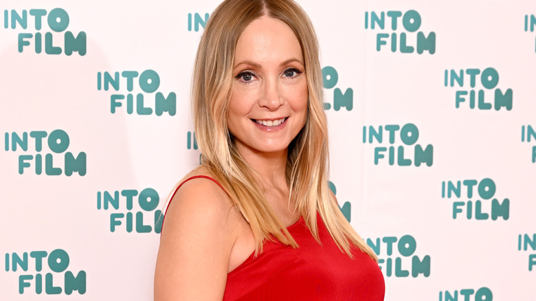 Joanne Froggatt in red dress