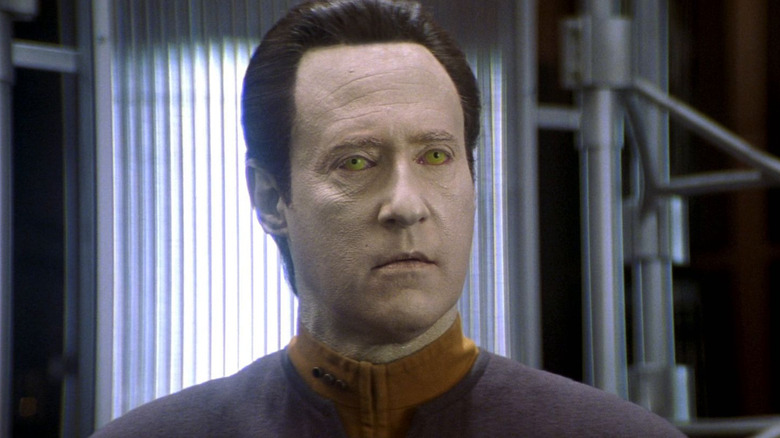 Data looking quizzically