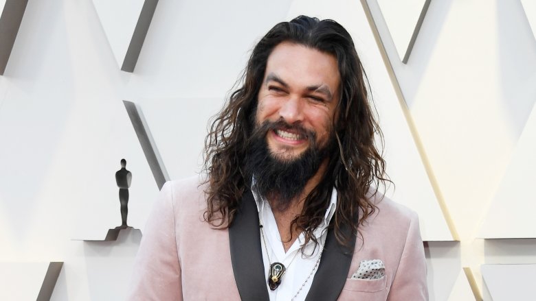 Jason Momoa grinning