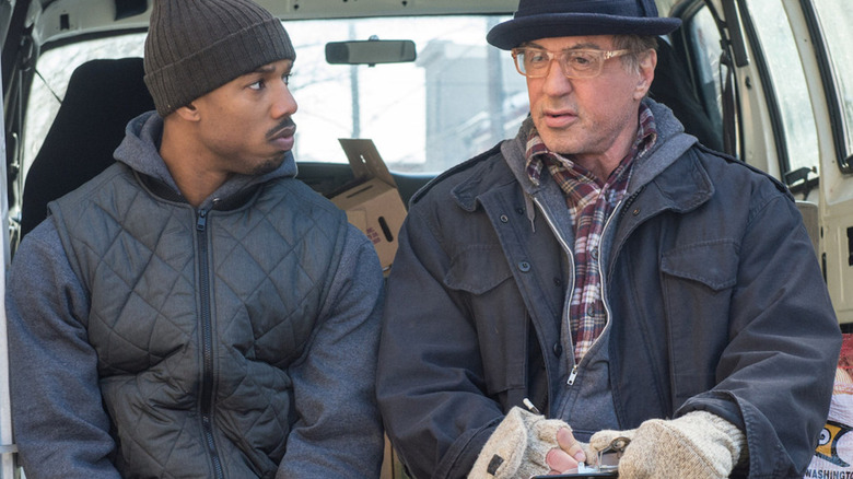 Creed sits with Rocky