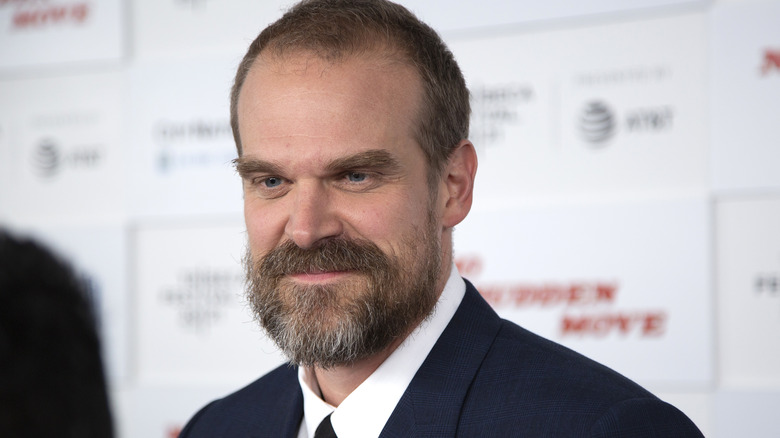 David Harbour attends movie premiere