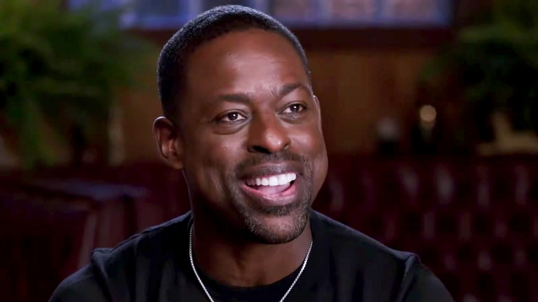 Sterling K. Brown smiles at interviewer