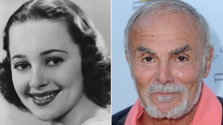 Olivia de Havilland and John Saxon