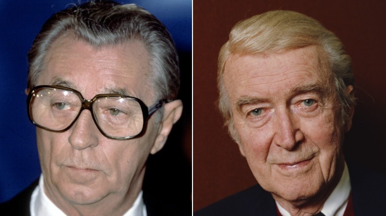 Robert Mitchum and James Stewart