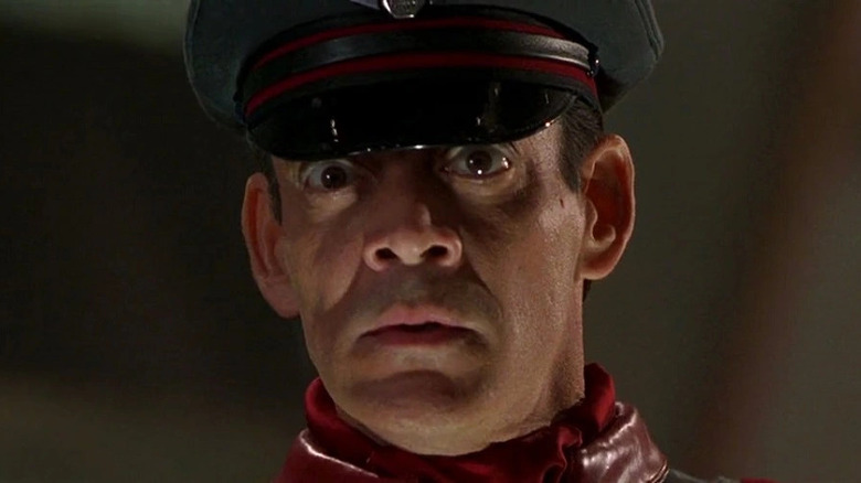 M. Bison glares