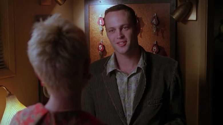 Vince Vaughn and Anne Heche talk in Psycho (1998)