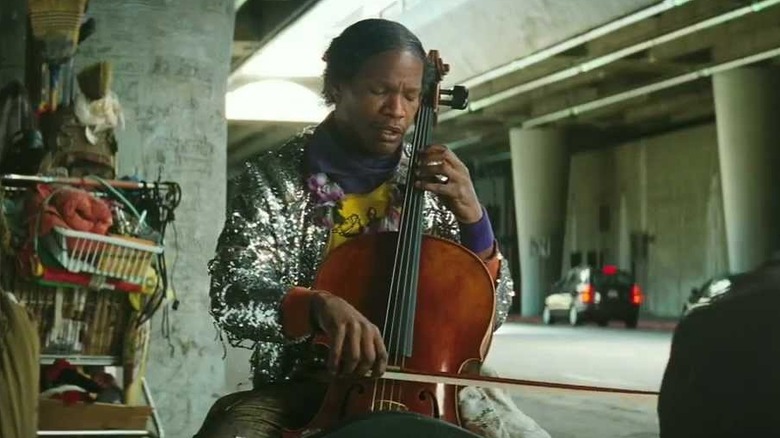 Nathaniel plays cello