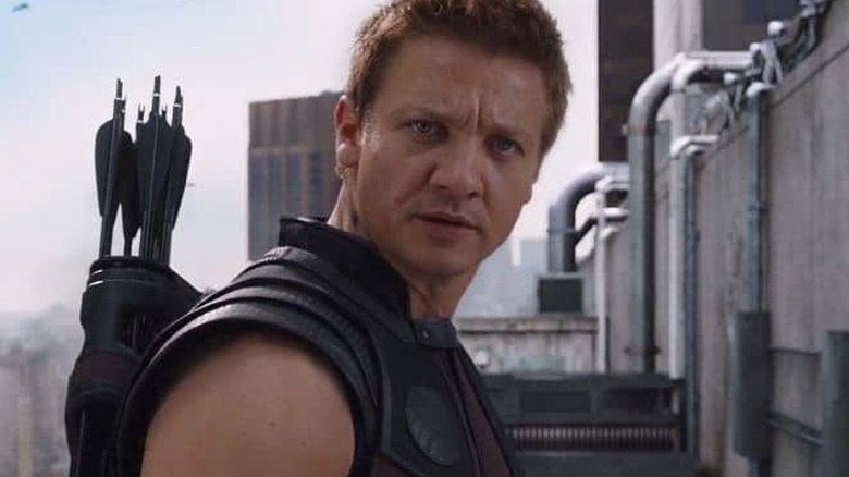 Hawkeye on rooftop