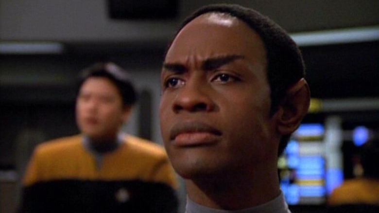 Tuvok in front of Ensign Kim