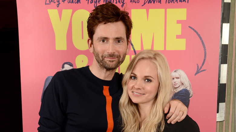 David Tennant and Georgia Moffett smiling