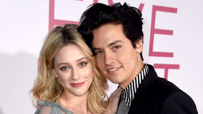 Lili Reinhart and Cole Sprouse smiling