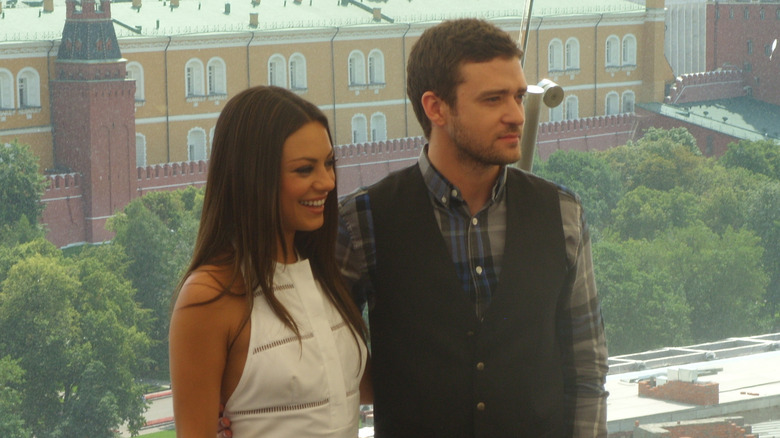 Mila Kunis, Justin Timberlake in Moscow