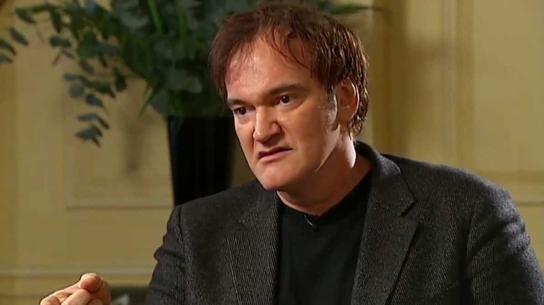 Quentin Tarantino angry during interview