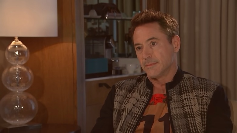 Robert Downey Jr. sitting interview