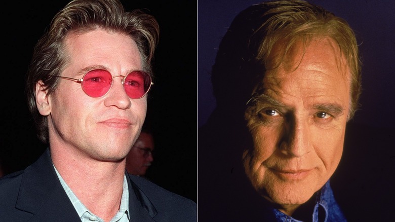 Val Kilmer and Marlon Brando