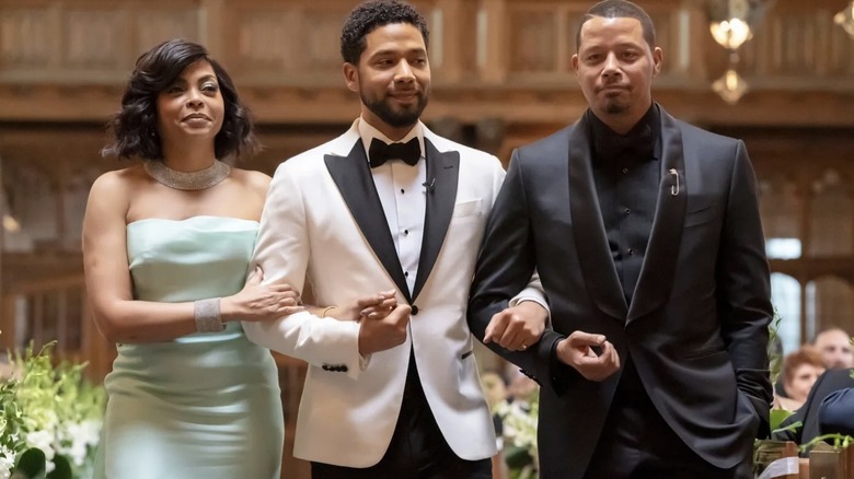 Jamal walks down aisle with Lucious and Cookie